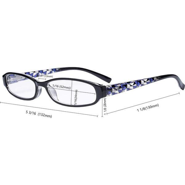 Eyekepper 4 Pack Print Women's Reading Glasses - Ladies Fashion Small Readers for Women Reading +2.75 3