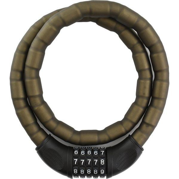 nean Bike Motorcycle Armoured Cable Number Lock Number Code Combination Lock Black Matt 20x1000mm 2