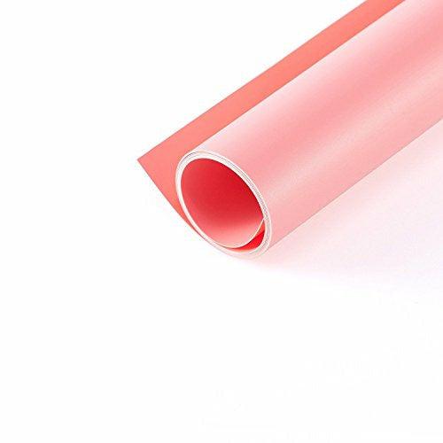 Selens 120X200CM Photography Backdrop PVC Background Vinyl Pink Matte for Photo Studio Flat Lay Food Product Protrait Shooting Video Coral Pink 0