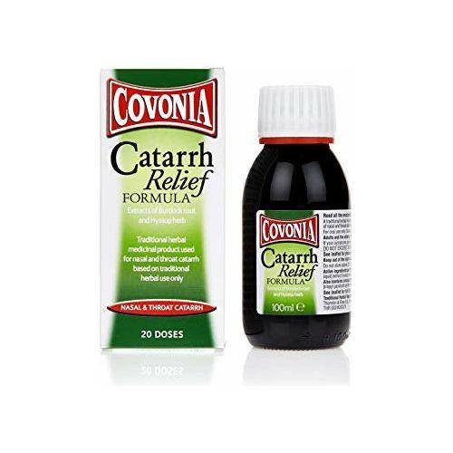Covonia Catarrh Relief Formula - Used to Relieve the Symptoms of Nasal and Throat Catarrh 20 Doses - 100ml 4