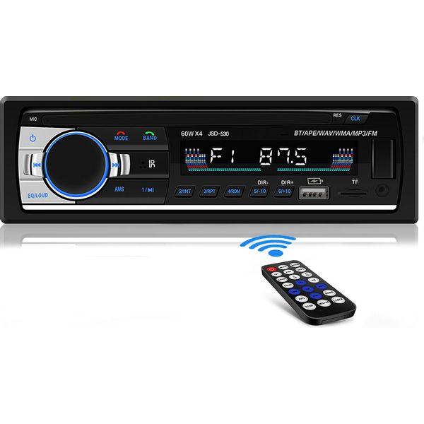 Andven Car Stereo Bluetooth, 4x60W FM Radio Receiver / MP3 Media Player Supported AUX/TF Card/Dual USB and Hands-free Calling