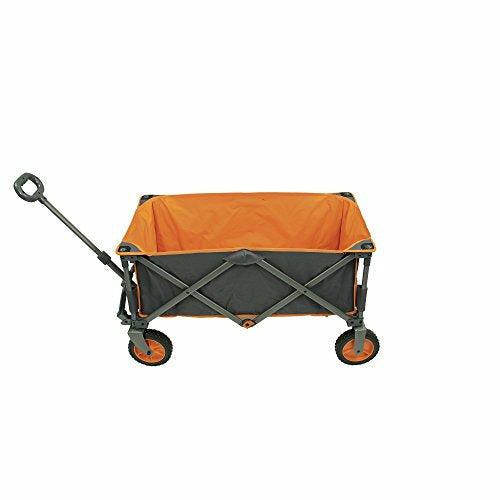 Portal Outdoors Unisex's Alf Folding Trolley Wagon, Strong Study Frame, 100kg Max Load, Perfect for Festivals/Camping, Orange, One Size 4