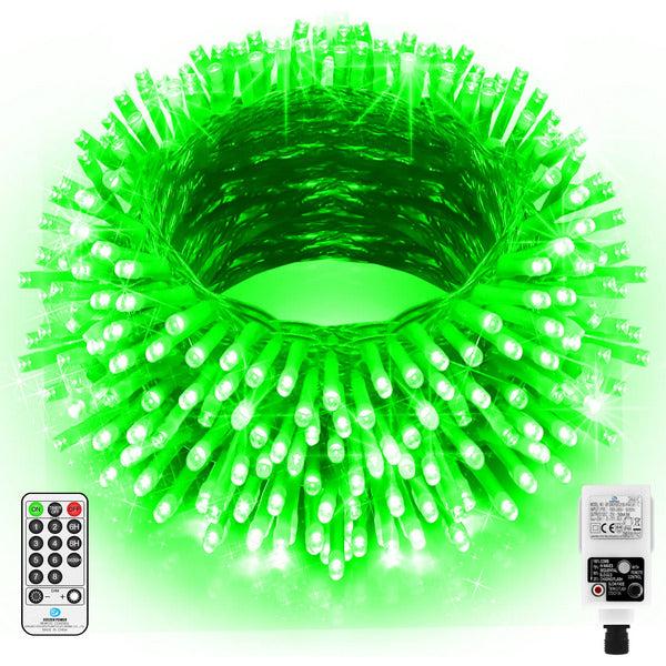120M 1000 LED Fairy Lights Outdoor Waterproof String Lights Plug In Christmas Decor Lights with 8 Modes Timer Dimmable for Outside Tree Party Commerical House Garden Pation Indoor Decorations-Green 0