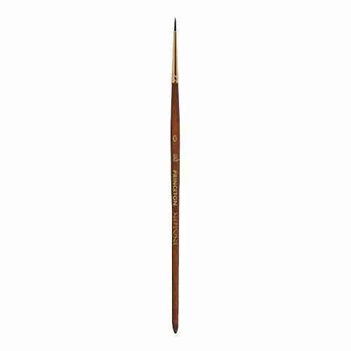 Princeton Artist Brush Neptune, Brushes for Watercolor Series 4750, Round Synthetic Squirrel, Size 0 0