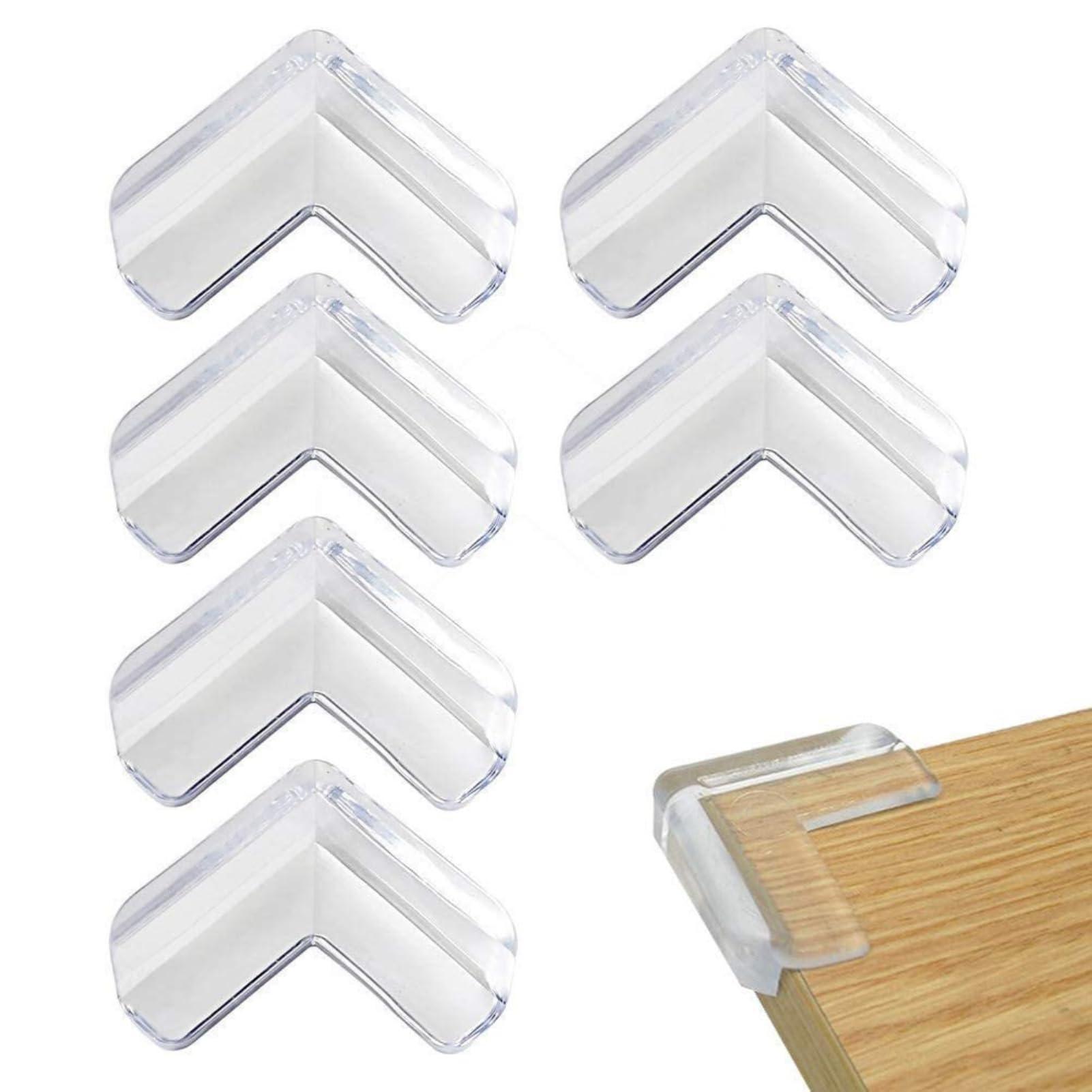 DEWIN Corner Table Protector, Baby Safety Corner Protectors Baby Kid Safety Transparent Protector Pad Furniture Edge Table Corner Protection Against Sharp Corners 15pcs