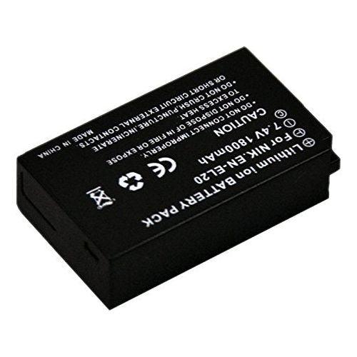 BTBAI Compatible en-el20 Battery for en-el20a mh-27 j1 j2 j3 s1 v3 one aw1 aw3 coolpix A p1000 p950 Digital Camera 2