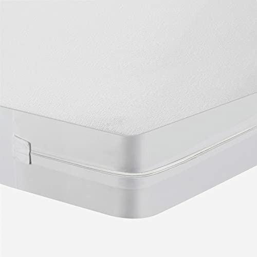 Amazon Brand -UmiÂ Waterproof Anti Bed bug Mattress Protector, Mattress Encasement Cover With Zipper, Breathable Hyporallergenic Cotton Terry - 80x200cm+16cm 0