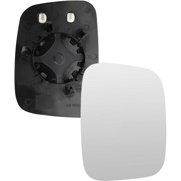 Heated Wing Mirror Glass With Backing Plate Compatible with VW T5 2003-2009,VW Caddy 2004-2015 (Left)