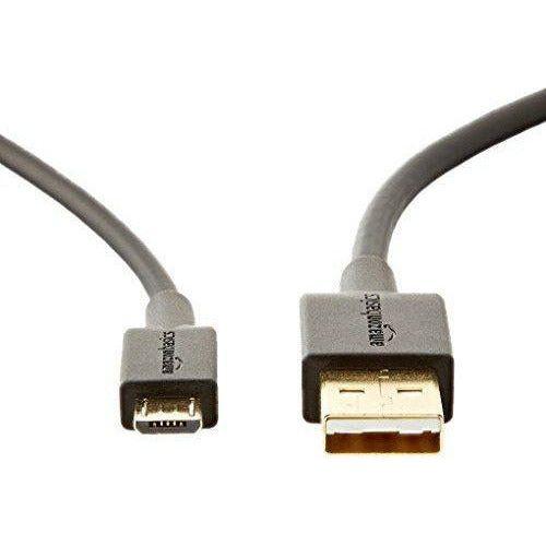 AmazonBasics USB 2.0 A-Male to Micro B Cable, 3 feet, Black 1