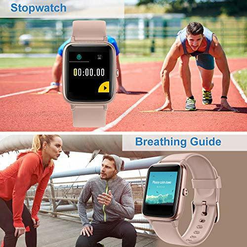 Willful Smart Watch,1.3" Touch Screen Smartwatch,Fitness Trackers With Heart Rate Monitor,Waterproof IP68 Fitness Tracker 3