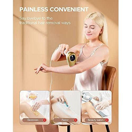IPL Hair Removal Device Permanent Devices Hair Removal 999,000 Light Pulses Painless Long Lasting for Men and Women, Body, Face, Bikini Zone 3