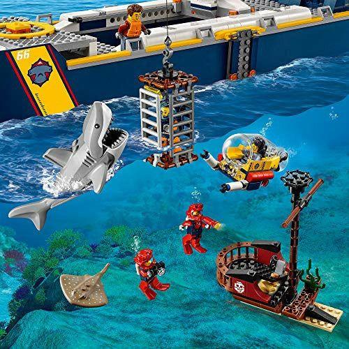 LEGO 60266 City Ocean Exploration Ship Floating Toy Boat, Deep Sea Underwater Set, Diving Adventure for Kids 3