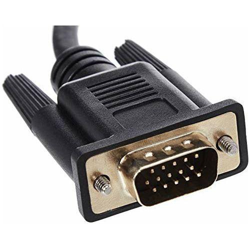 AmazonBasics HDMI Female to VGA Adapter with 3.5mm Audio Port 1