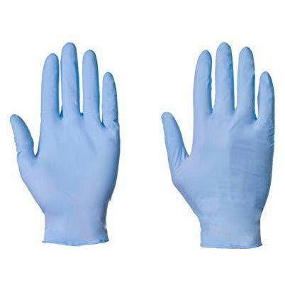 100 (1 Box) x Blue Nitrile (Latex & Powder Free) Gloves Disposable Food Medical etc. (Extra Large) 0