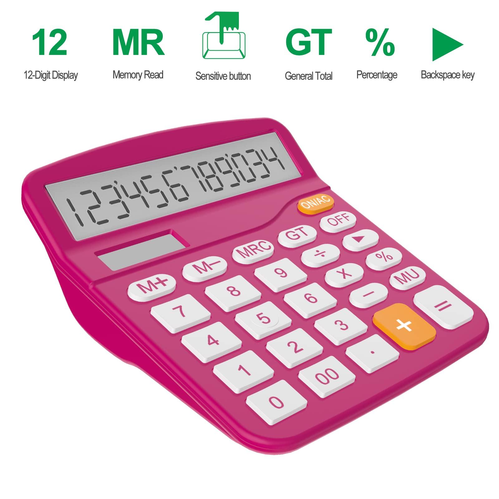 Helect Calculator, Standard Function Calculator (Plum) 4