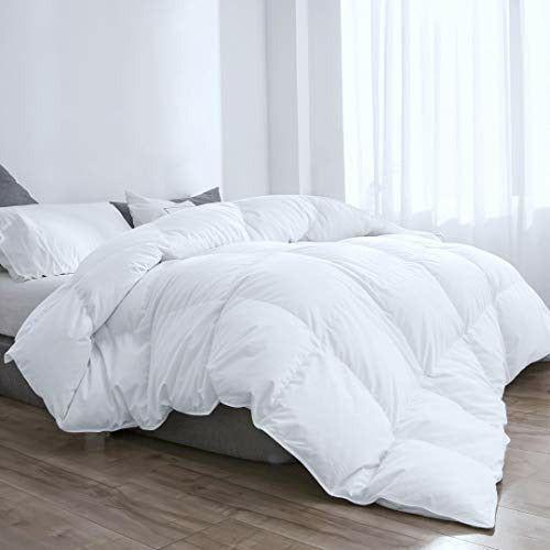 D & G THE DUCK AND GOOSE CO Feather Down Duvet 13.5 Tog, Down Proof Cotton Cover, Winter, 220x230cm 0