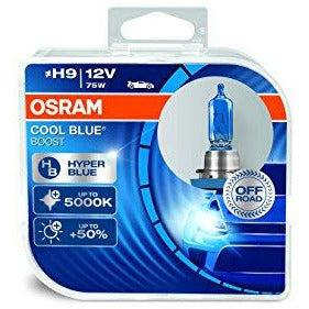 OSRAM COOL BLUE BOOST H9, halogen headlight lamp, 62213CBB-HCB, 12 V passenger car, duobox (2 units) 0