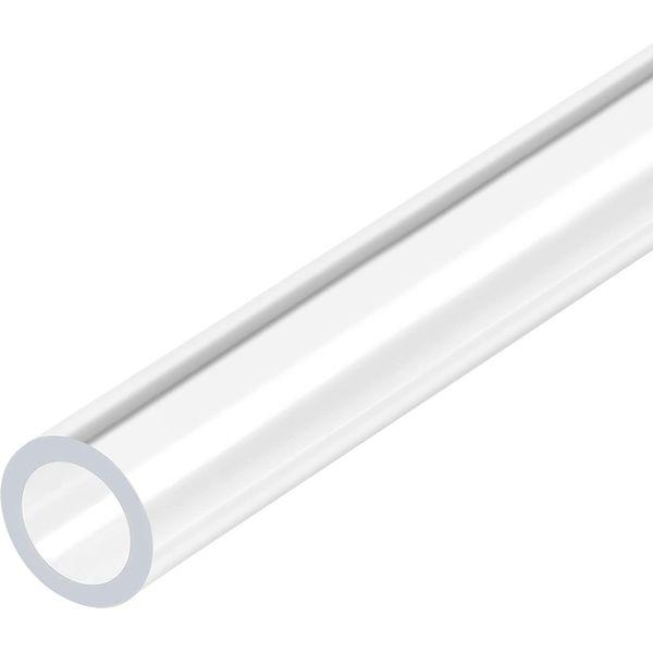 sourcing map Acrylic Pipe Clear Rigid Round Tube 16mm ID 22mm OD 18" for Lamps and Lanterns, Water Cooling System