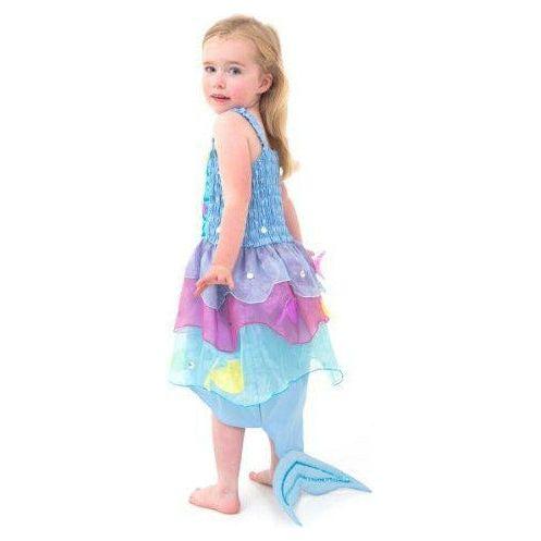 Lucy Locket Beautiful Turquoise Kids Mermaid Costume Handmade Tropical Mermaid Fancy Dress Costume (3-8 years) 2