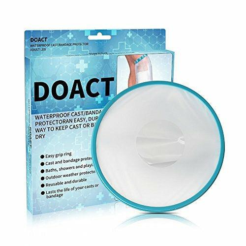 Waterproof Cast Cover Leg for Shower, DOACT Cast Protector for Adult Bath, Cast Bag Keep Cast Bandage Dry, Watertight Sleeve Boot for Foot Ankle Orthopedic Wound (Full Leg Size) 40 Inches 3
