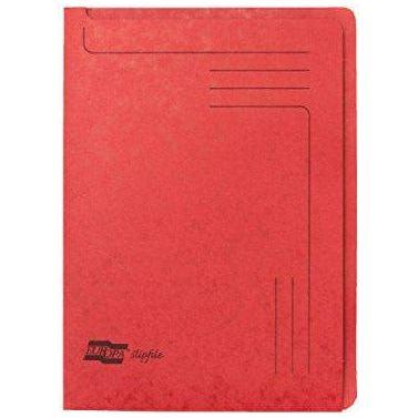 Exacompta Europa Slip file, A4, 300 Micron - Red, Pack of 10 0