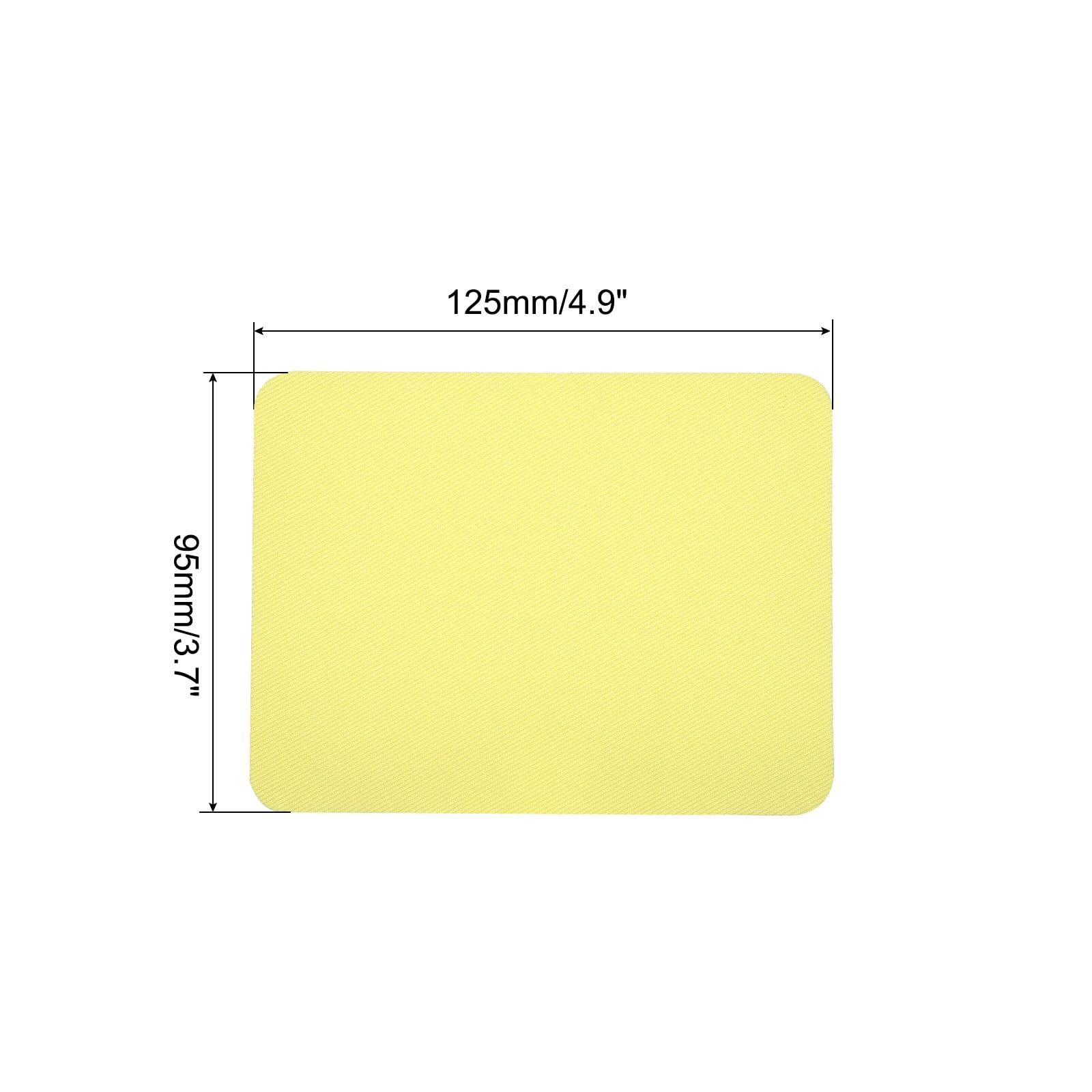 sourcing map 16Pcs Iron on Patches Fabric Repair Patches Iron-On Mending Fabric Light Yellow 4.9"x3.7" for Clothes Repair, Pants, Bags Hole Repairing and Decoration 1