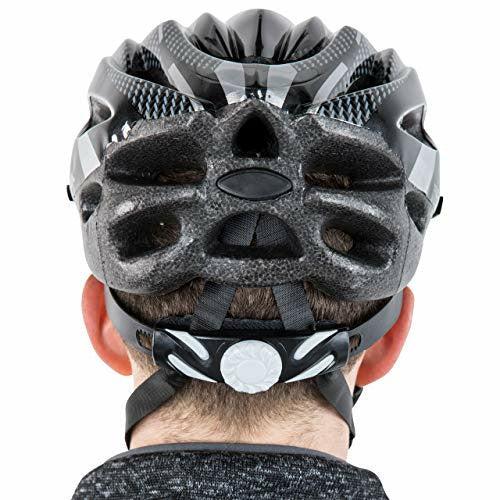 Trespass Crankster, Black, L/XL, Adjustable Cycle Safety Helmet with Ventilation, Large / X-Large, Black 2