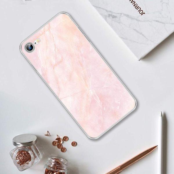 wonfurd iPhone SE 2020 Cases Marble Pattern - Bumper Case Slim-Fit Anti-Scratch Shock Proof TPU Girly Marble-Personalised Cover Clear Protective Skin for SE 2nd Generation 4.7-1 1
