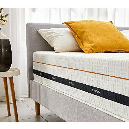 Inofia Sleep Mattress,Mattresses 10 Inch Pocket Sprung and Memory Foam Mattress,Uplifting Support,OEKO-TEX Certified (Small Double(120x190cm)) 3