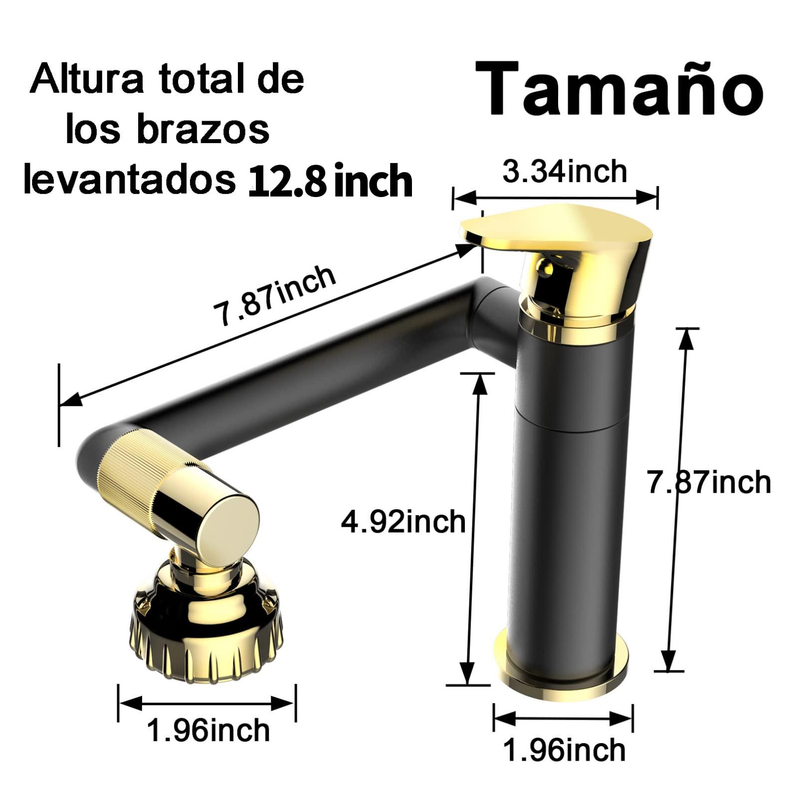 AXYWINBO Kitchen Tap,Bathroom Taps,Kitchen Sink Taps 1080 Degree Swivel,2 Water Outlet Modes,360° Swivel,Newly Designed Basin Faucet Mixer Tap for Multi-Scene Use 4