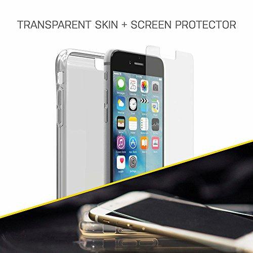 OtterBox Clearly Protected Bundle, Transparent Skin with Performance Glass for Apple iPhone 6/6s 2