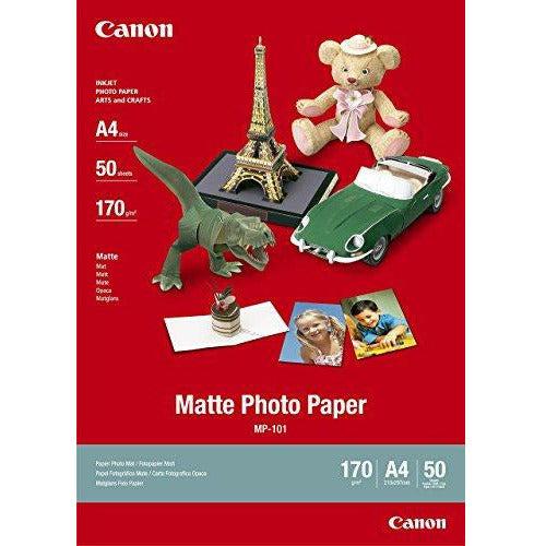 Canon MP101 Matte Photo Paper (A4, 170GSM, 50 Sheets) 0