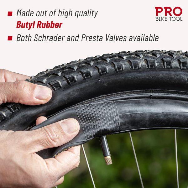 PRO BIKE TOOL - 2 Pack - 29 inch Bike Tube - Bicycle Inner Tube 29 1.75-2.15 Presta for Bicycle Tires - for Road and Mountain Bike 1