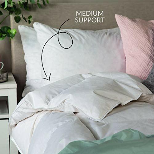 Snuggledown Duck Feather & Down Medium Support Pillows - Pack of 2 4