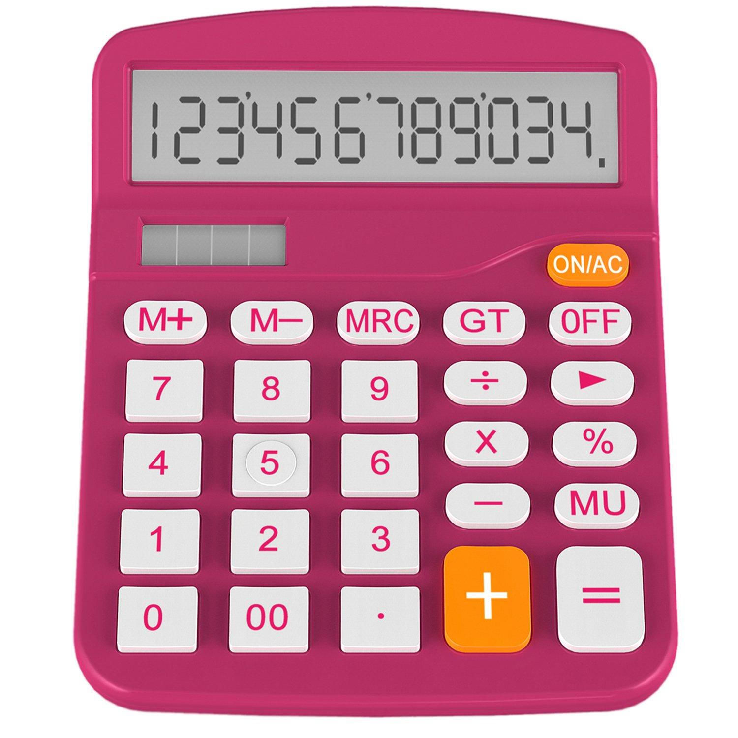 Helect Calculator, Standard Function Calculator (Plum) 0