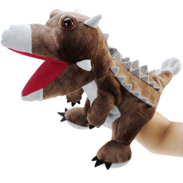 Hand Puppets Dinosaur Puppets for Kids, Dinosaur Toys for Boys Girls, Plush Dinosaur Stuffed Animal Story Toys Gifts for 3-6 Year Old Boy Pack of 3 0
