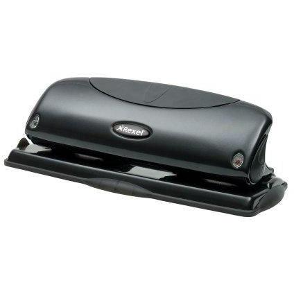 Rexel Precision P425 4 Hole Punch Black 25 Sheet Capacity and Paper Alignment Indicator 0