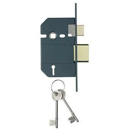 Yale P-M560-CH-67 5 Lever Mortice Sashlock, Boxed, Suitable for External Doors, Chrome Finish, 2.5 Inch/64 mm 1