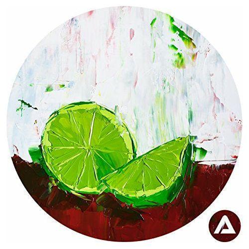 HomeDecor.House Zesting A Lime DIY Adhesive Fabric Circles Wall Canvas, Woven Polyester, Large, 71 x 71 cm, Multi/Color, 71 x 71 x 71 cm 0
