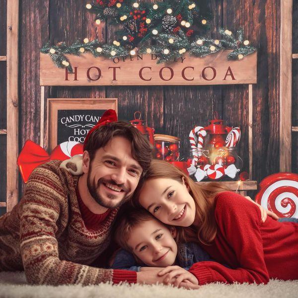 Kate Christmas Backdrops XMAS Background Christmas Trees Photo Studios Photo Booth Microfiber for Family Christmas Decoration Photography Props 3x2m 10x6.5ft 3