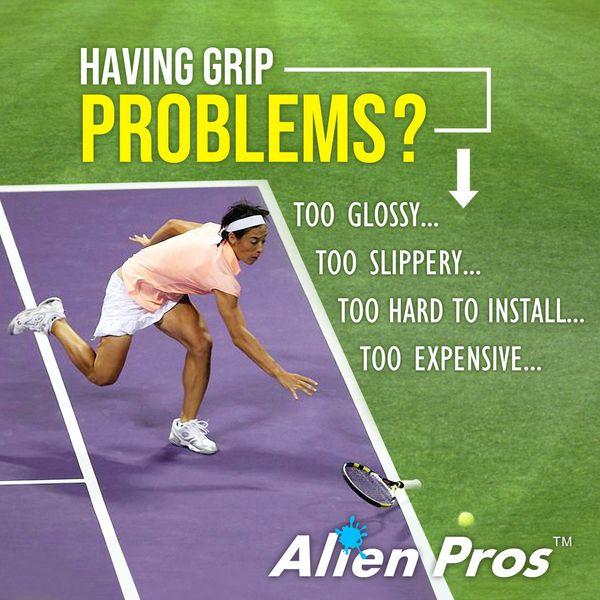 Alien Pros Tennis Racket Grip Tape (12 Grips) - Precut and Light Tac Feel Tennis Grip - Tennis Overgrip Grip Tape Tennis Racket - Wrap Your Racquet for High Performance (12 Grips, Blue) 1
