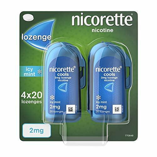 Nicorette Cools 80 Lozenges, 2 mg (Stop Smoking Aid) 0