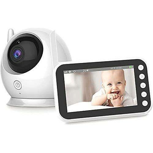 Baby Monitor, MYPIN Wireless Video Baby Monitor with 4.3'' LCD Display & Robot Camera, Two Way Audio, VOX Mode& Temperature Alert, Night Vision 0