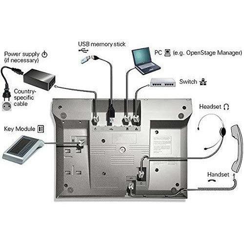 Unify openStage 60 HFA, lava, - L30250-F600-C157, ehem. Siemens Enterprise Com. 2