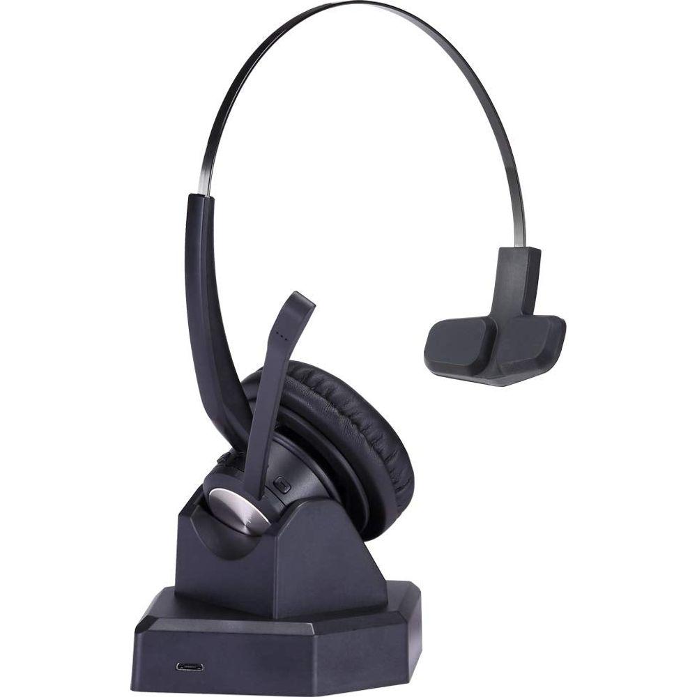 MKJ Wireless Headset with Microphone Compatible with Cell Phones Computers Laptops for Skype Call Softphone Conference etc 0