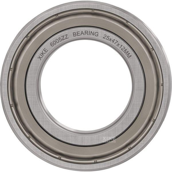 XIKE 10 pcs 6007ZZ Ball Bearings 35x62x14mm, Bearing Steel and Double Metal Seals, Pre-Lubricated, 6007-2Z Deep Groove Ball Bearing with Shields. 2