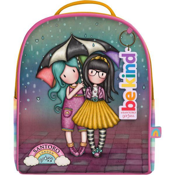 SANTORO Gorjuss - Mini Rucksack - Be Kind To Each Other - Back to School Supplies, Backpack for Girls, Kids | Cute Gifts for Girls