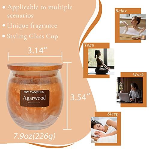 Experience Relaxation with Our Scented Jar Candle - 100% Natural Soy Wax, Burns up to 45 Hours, Aromatherapy Candle Gift for Any Occasion 4