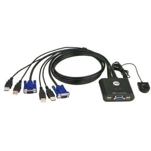Aten CS22U 2-Port USB VGA KVM Switch 0