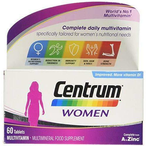 Centrum Women Multi Vitamins and Minerals Tablet, 60 Tablets (2 Months Supply) 0